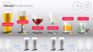 Alkohol Promille Rechner Plakat
