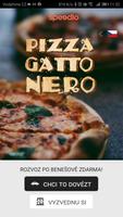Pizza Gatto Nero Affiche