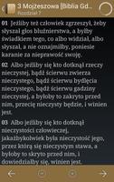 Polska Biblia app اسکرین شاٹ 1