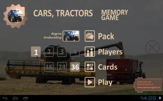Tractors memory game screenshot 1