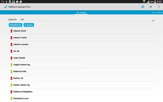 Telefonní seznam PLA screenshot 2