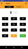 E Numbers الملصق
