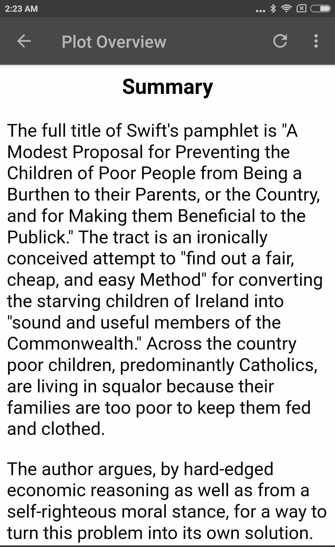 💌 A modest proposal meaning. A Modest Proposal by J. Swift. 20221021