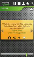 FlipApp FamousQuotes Hungarian โปสเตอร์