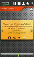 برنامه‌نما FlipApp FamousQuotes Hungarian عکس از صفحه