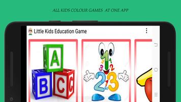 Little Kids Education Game Affiche