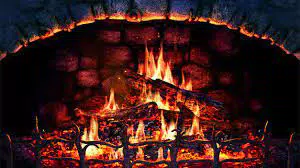 3D Realistic Fireplace Screen Saver