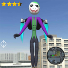Joker Stickman jetpack Crime Simulator icon