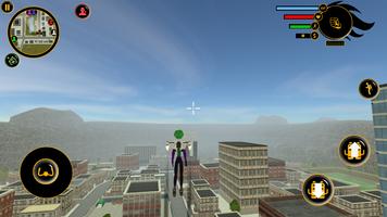 Joker Stickman jetpack Crime Simulator screenshot 1