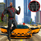 Super Taxi Hero Man Transporter Simulator ícone