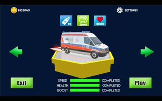 Ambulance Call Drive Siren Game Affiche
