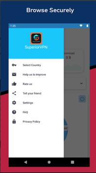 Superior USA VPN - Fast, Free VPN Proxy & Secure screenshot 2
