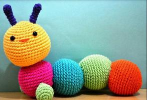 Learn to make amigurumi step by step poster