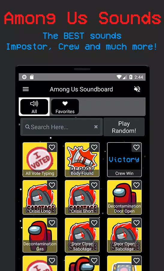 Among Us Soundboard - Sound Buttons - SoundBoardGuy