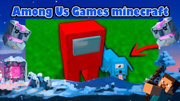 Among Us Mods for Minecraft PE Ekran Görüntüsü 1