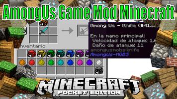 Among Us Game Mod Minecraft PE poster
