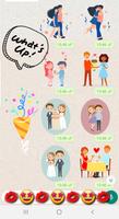 برنامه‌نما Love Stickers For WhatsApp - WAStickerApps عکس از صفحه