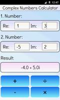 Complex Numbers Calculator اسکرین شاٹ 1