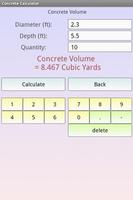 Concrete Calculator স্ক্রিনশট 1