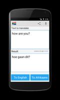 Afrikaans English Translator poster