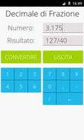 Poster Decimale di frazione
