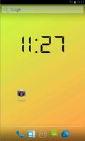 Digital Clock Live Wallpaper poster