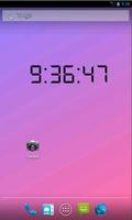 2 Schermata Digital Clock Live Wallpaper