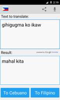 Filipino Cebuano Translator screenshot 1