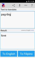 Filipino anglais Traducteur capture d'écran 1