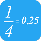 Convertisseur Fraction icône