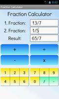 Calculateur de fraction capture d'écran 1