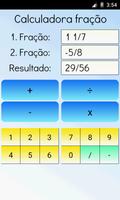 Calculadora fração imagem de tela 1