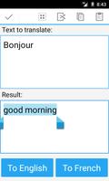 Fransızca çevirmen sözlük Ekran Görüntüsü 1