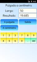 Pulgadas a centímetros captura de pantalla 1