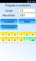 Pulgadas a centímetros captura de pantalla 2
