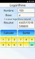 Calculatrice Logarithme capture d'écran 1