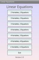 Linear Equation System Solver poster