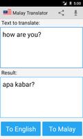 Malay English Translator پوسٹر