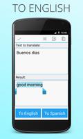 Spanish English Translator اسکرین شاٹ 1