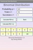 Statistiques calculatrice capture d'écran 2