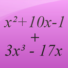polinomios matemáticas icono