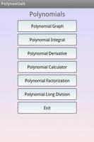 Polynomials Math پوسٹر