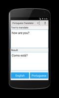 Portuguese English Translator پوسٹر