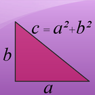 Teorema de Pitágoras ícone