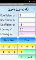 Quadratische Gleichung Rechner Screenshot 1