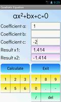 Quadratic Equation Solver اسکرین شاٹ 1