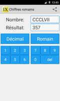 Chiffres romains capture d'écran 1