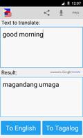 Tagalog English Translator poster