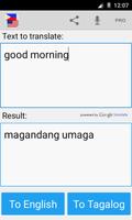 Tagalog Translator Affiche
