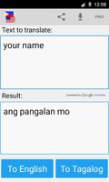 Tagalog Übersetzer Screenshot 2